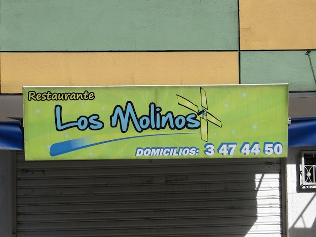 Even small restaurants have signs for Domicilios