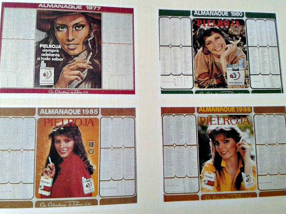 The Pielroja Calendars for 1977, 1960, 1985 and 1988