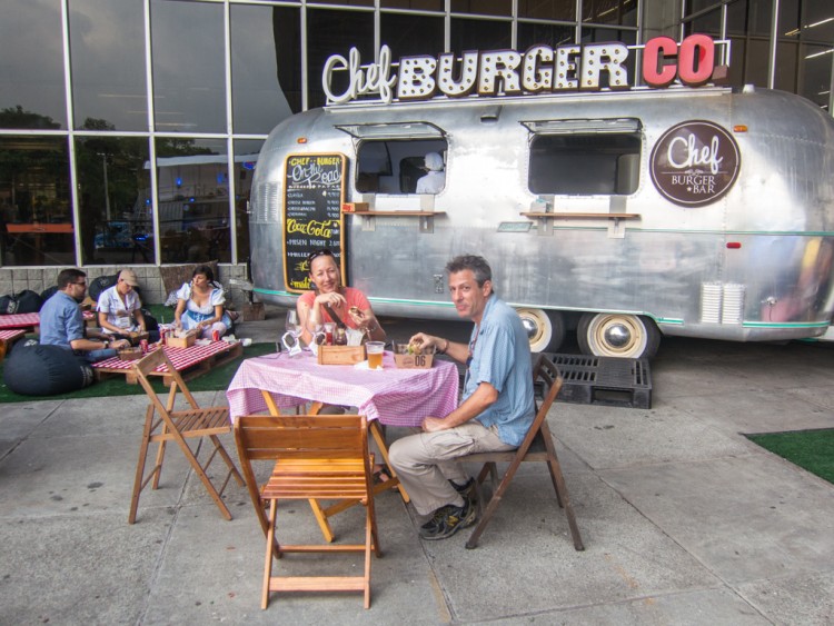 Chef Burger truck at Plaza Mayor