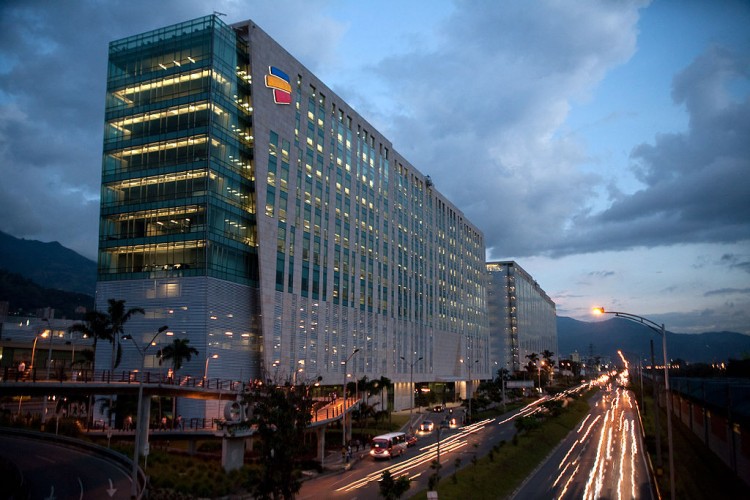 Bancolombia Headquarters (Photo by Juan Camilo Trujillo, via Wikimedia)