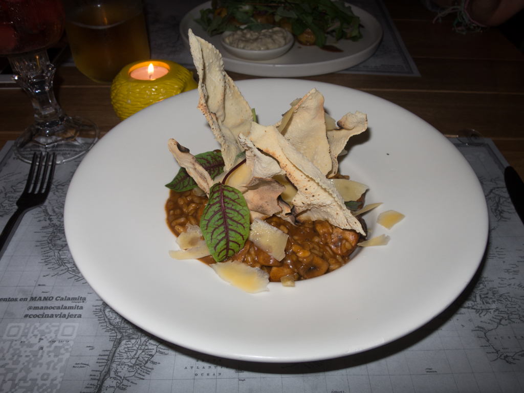 Risotto with beef