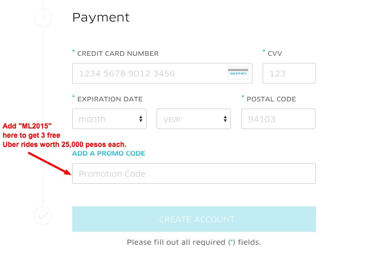 Uber Promo code