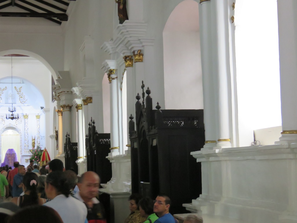 Confessionals along the right aisle