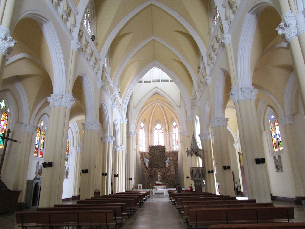 The Central Nave inside Iglesia Nuestra Señora del Perpetuo Socorro