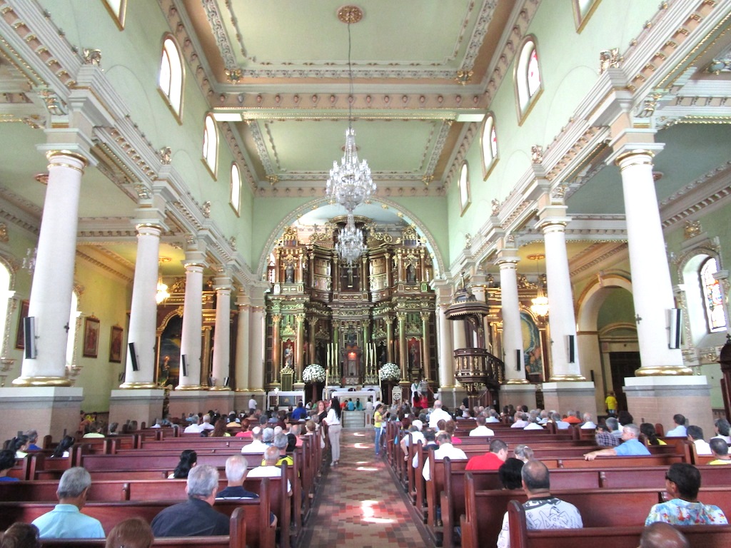 The Central Nave Inside Inglesia de Santa Gertrudis