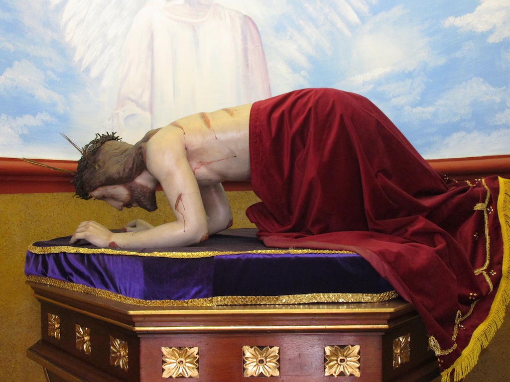 Jesus One of several pieces of religious artwork in Iglesia de Nuestra Señora