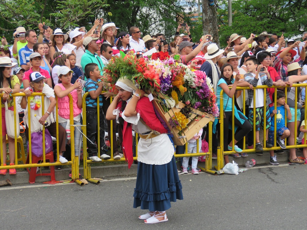 Carrying a traditional silleta