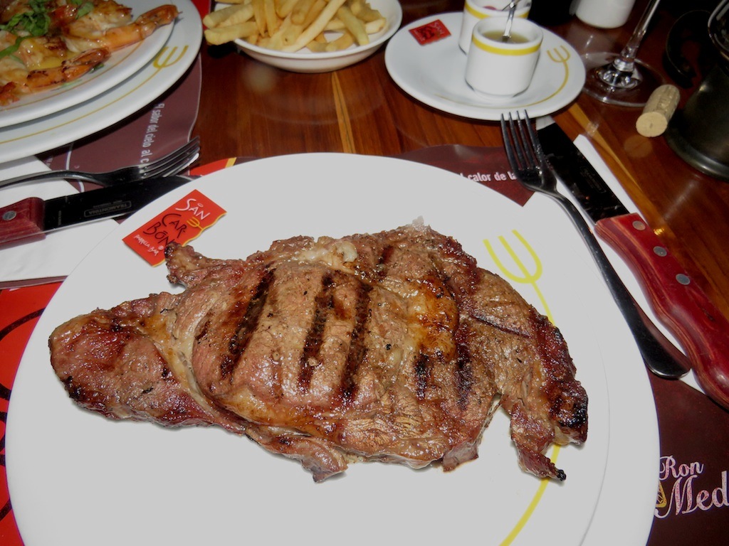 The Angus Rib-eye steak