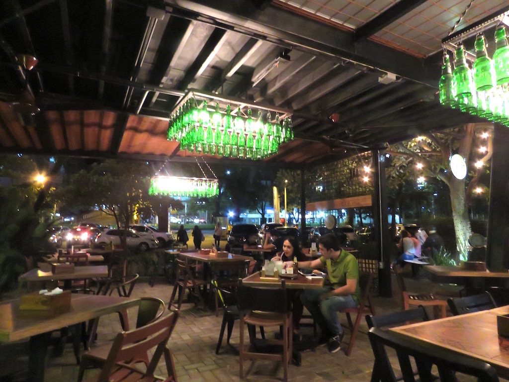 Inside the Villero restaurant at Contenedores