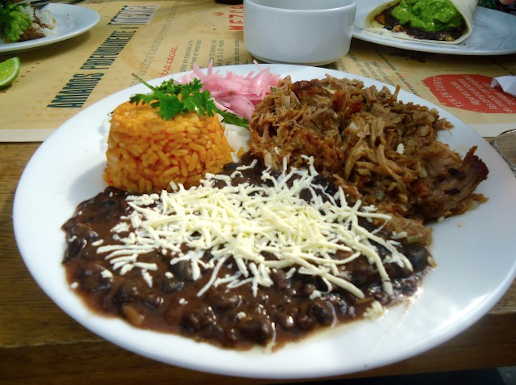 One of the dishes at Chilaquiles (photo by Lisa)