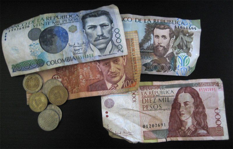Image result for colombian pesos