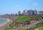 Miraflores in Lima from the coast, photo by David Baggins