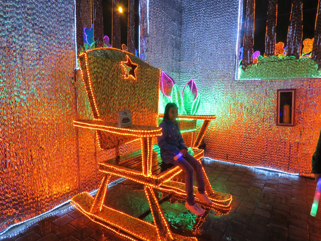 You will see countless families with kids taking photos - out to see the Christmas lights