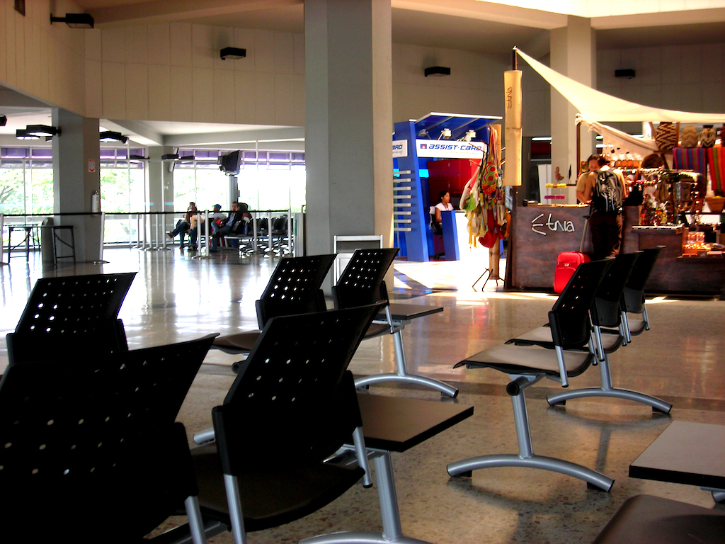 Gates at Alfonso Bonilla Aragón Airport, photo by Alekow