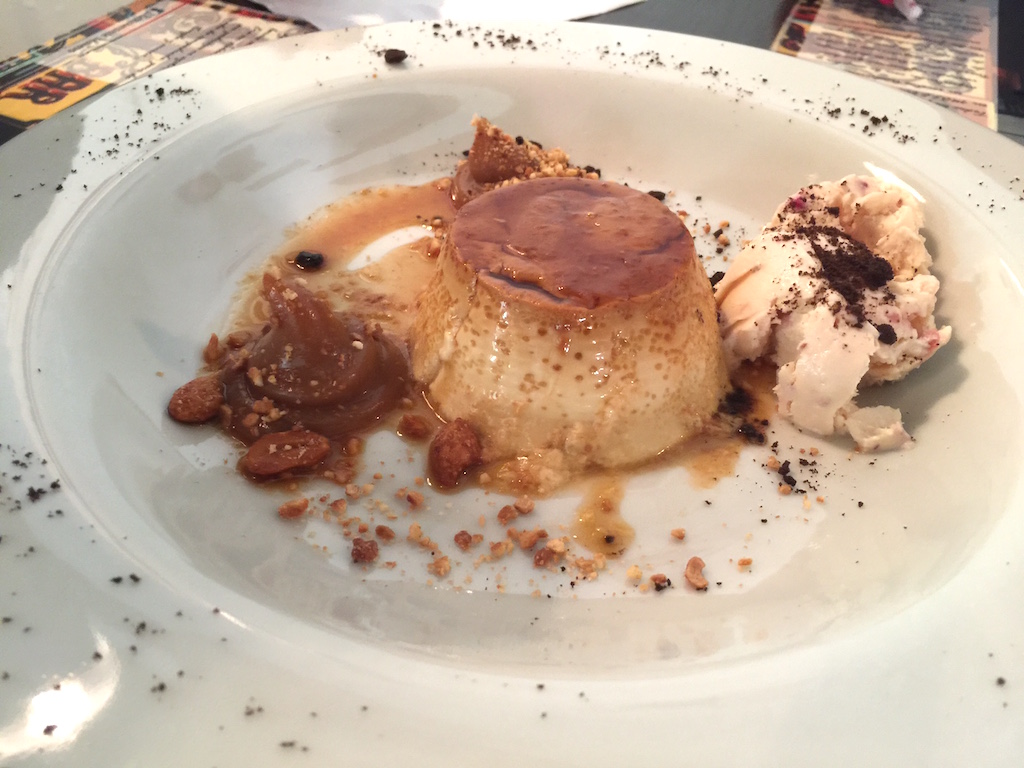 Flan at Malevo