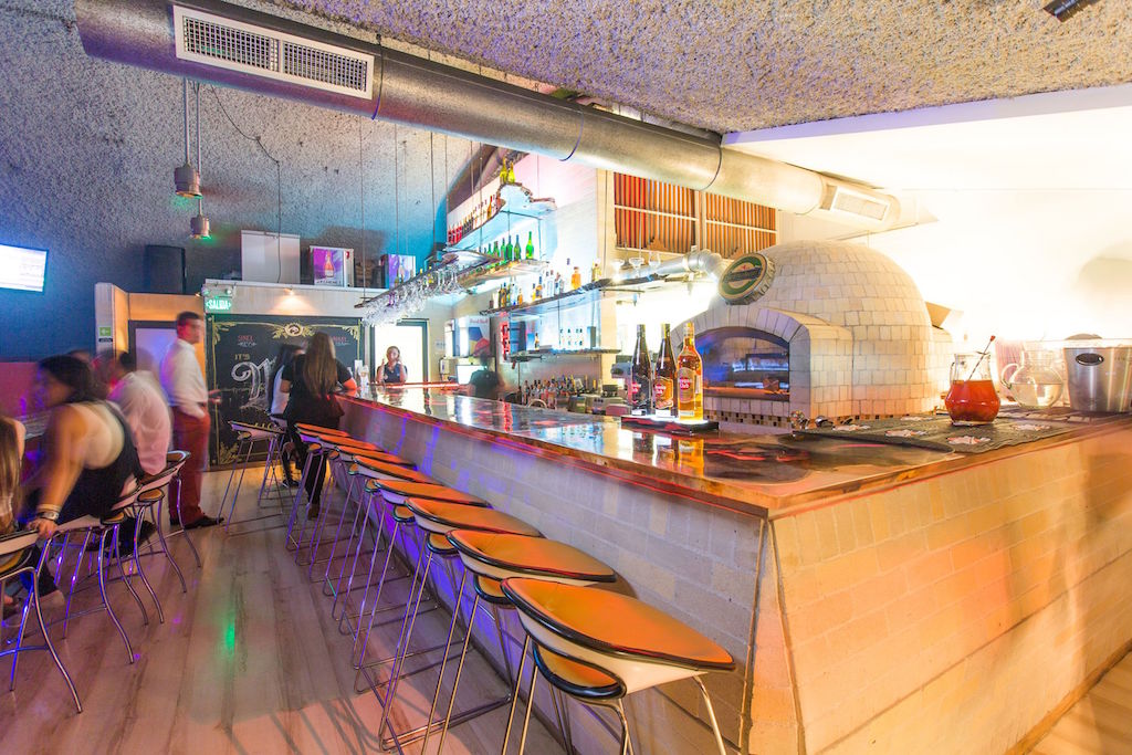 Delaire's bar and wood-burning oven, photo courtesy of Delaire Sky Lounge