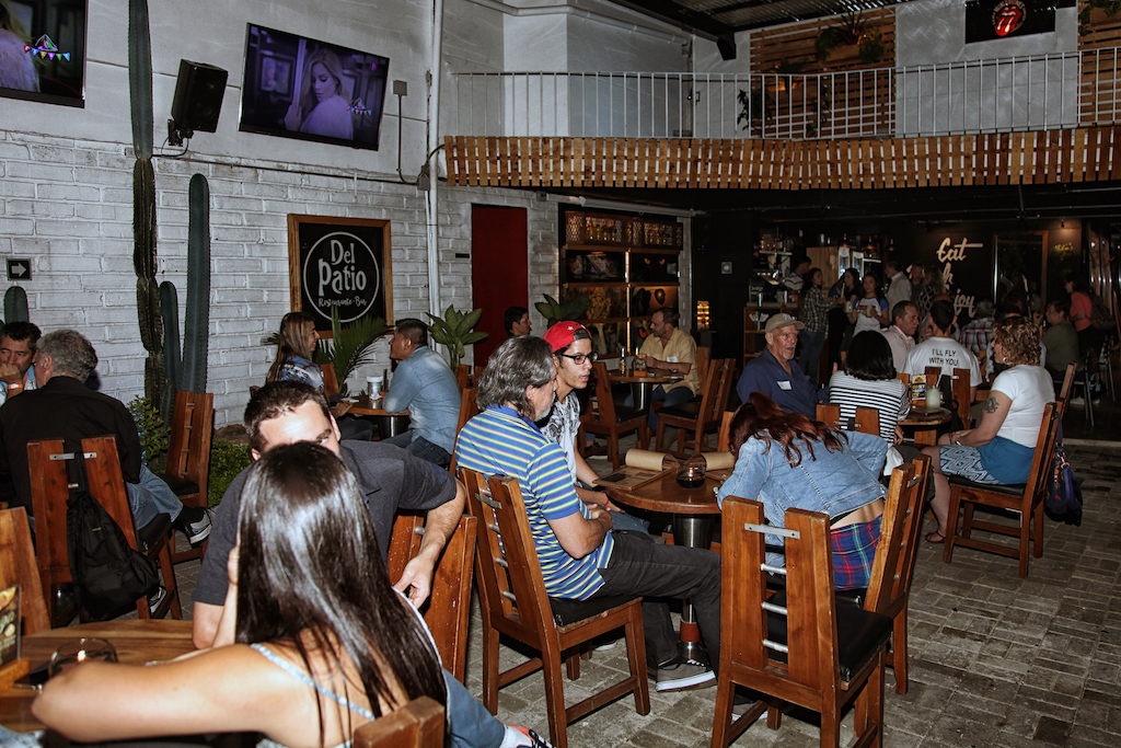 Our May meetup at Del Patio, photo by Jenny Bojinova