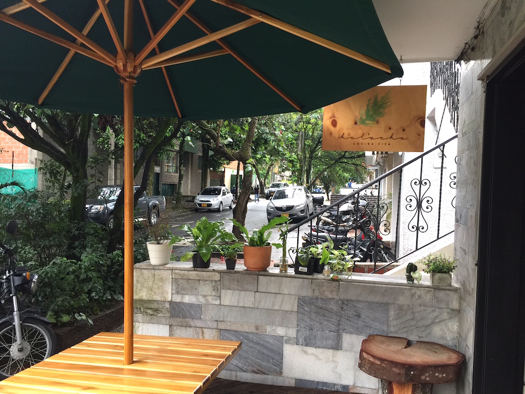 Entrance to Helecho restaurant in Manila