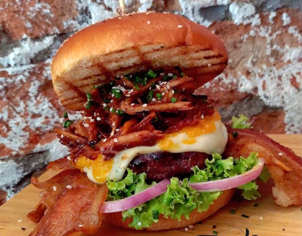 Burger at Jack & Roll, photo courtesy of Jack & Roll