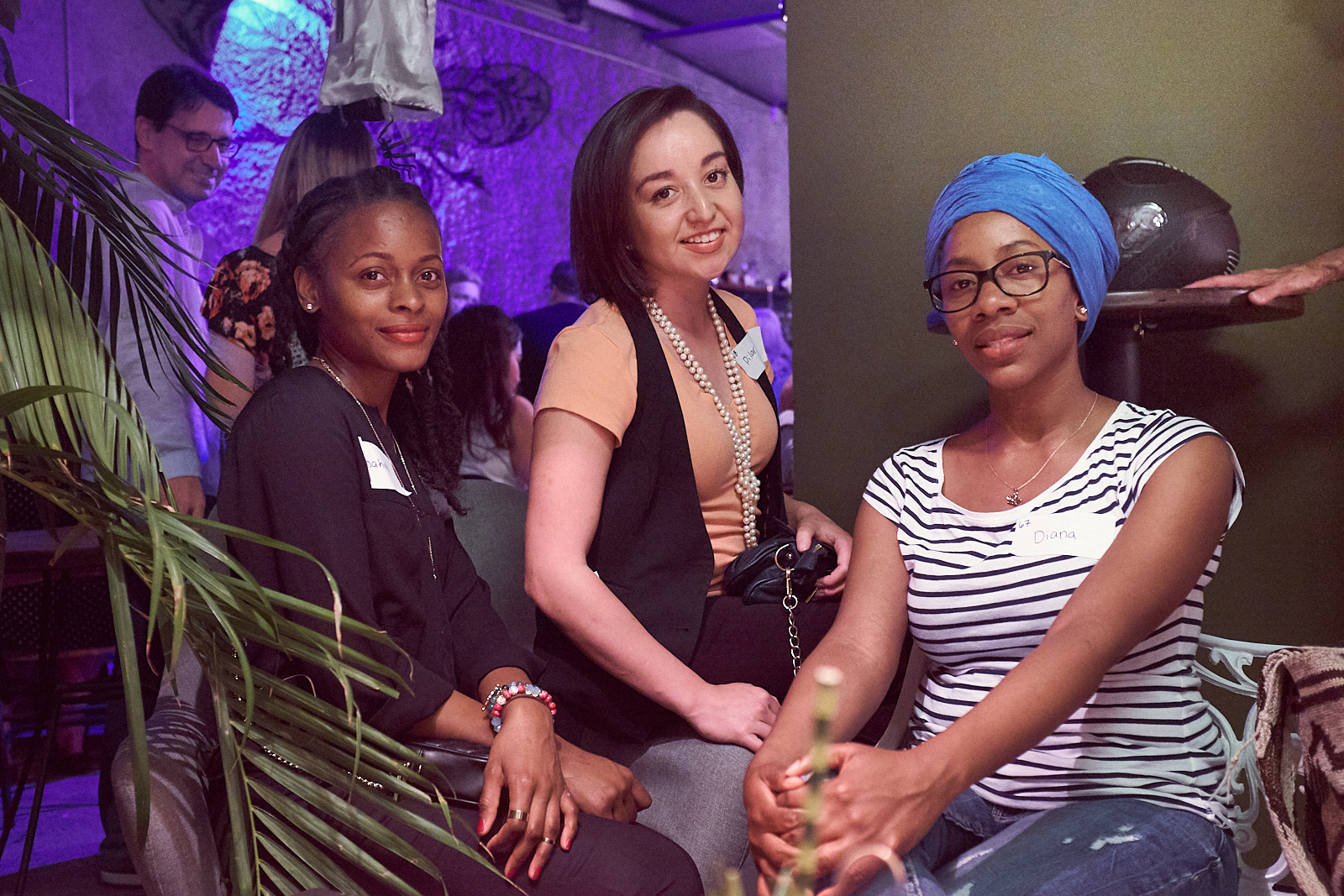 Three ladies taking a moment to pose for our photographer (photo by Markus Mayer)