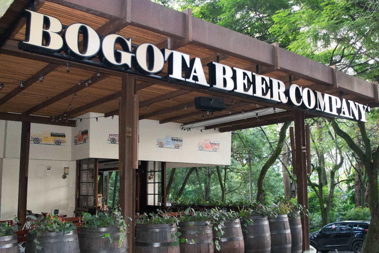 Nice patio area at BBC in Poblado