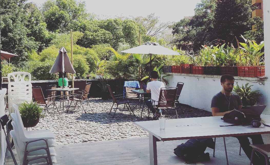 Work close to nature at La Casa Redonda (photo courtesy of La Casa Redonda)