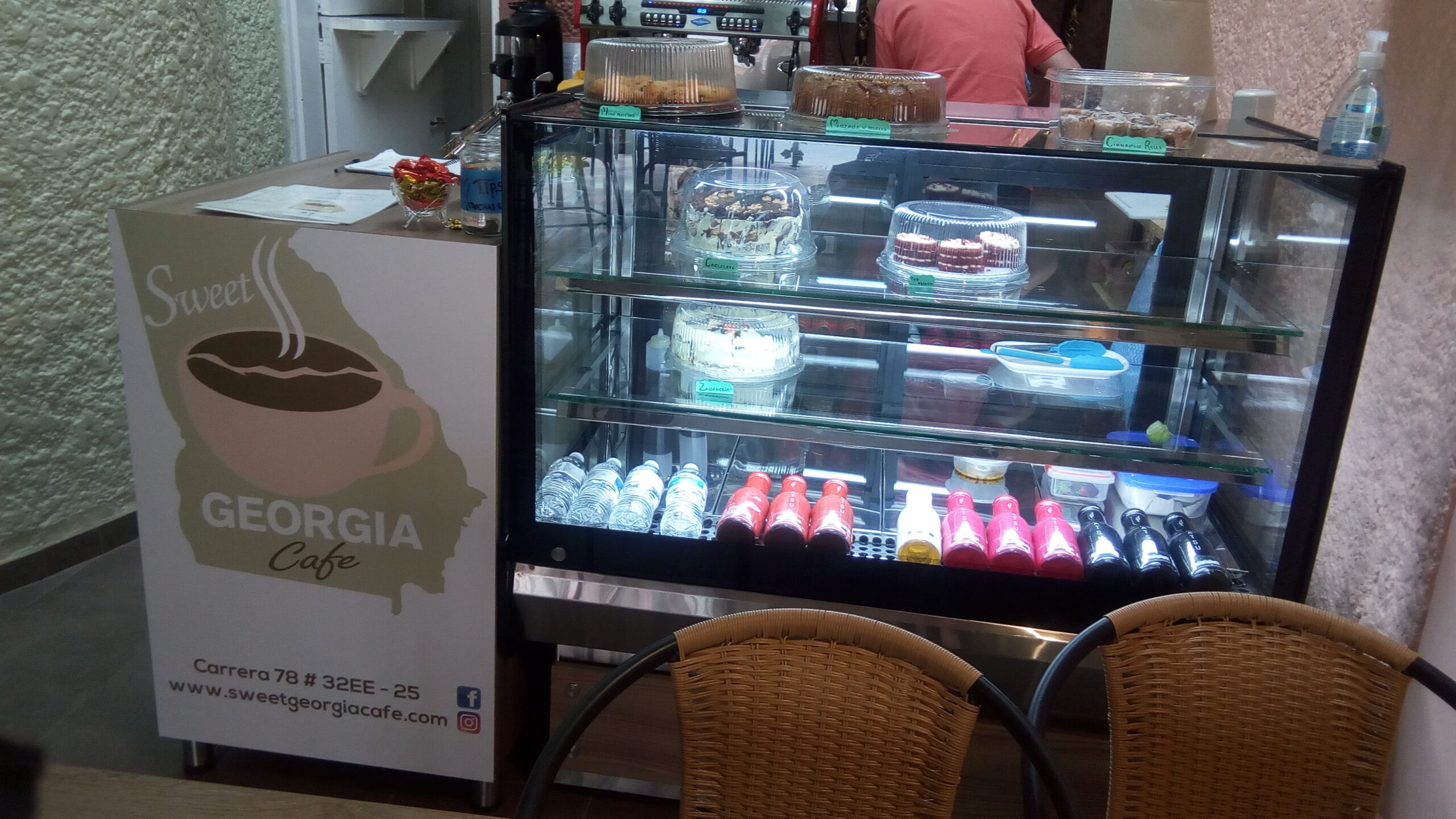 A nice selection of sweets at Sweet Georgia Cafe