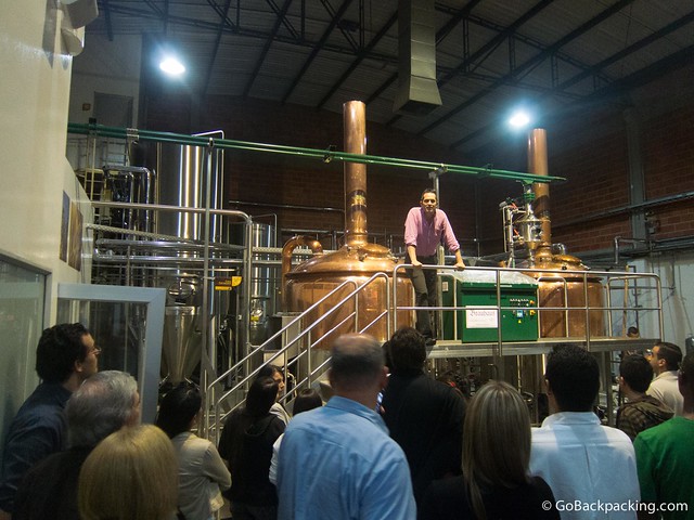 The brewery tour