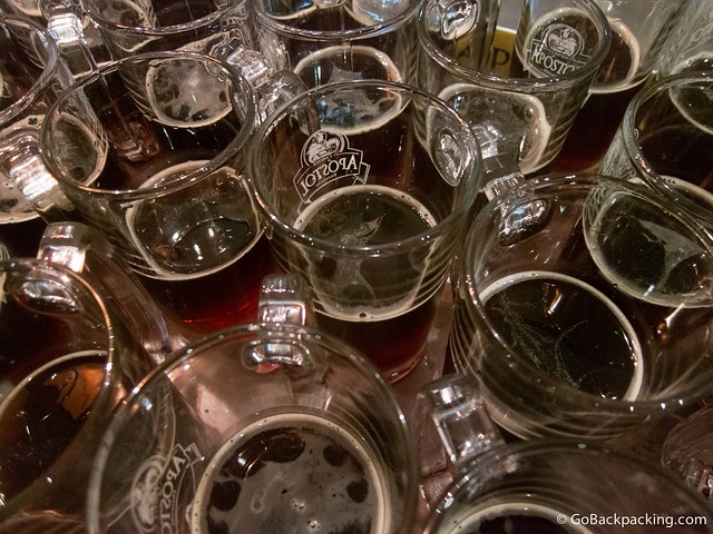 Tipo Bock, the darkest beer produced by Apostol