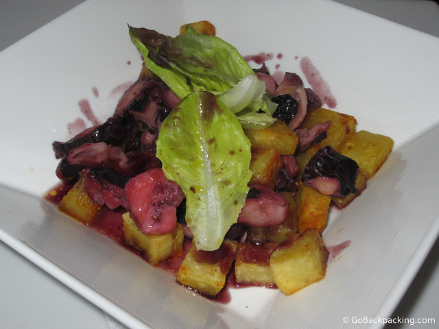 Octopus and potatoes
