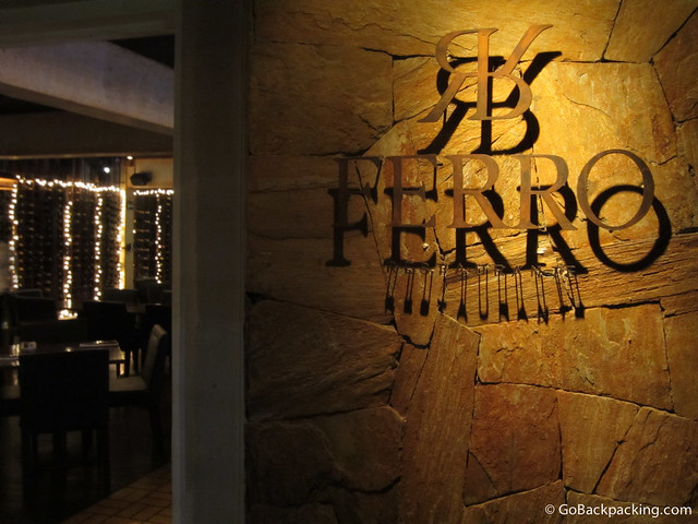 Entrance to Ferro