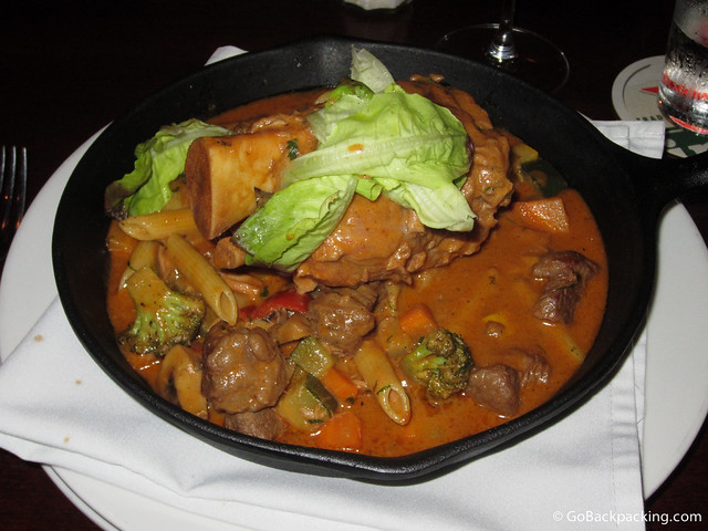 The Osso Buco was more than I could eat in a single sitting