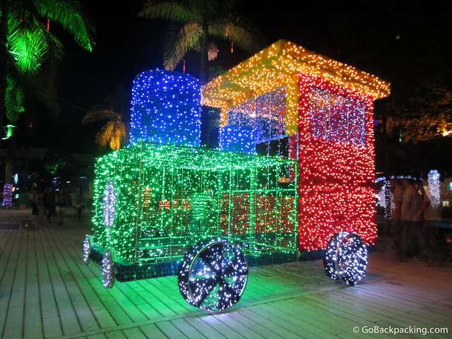 A colorful train A colorful train