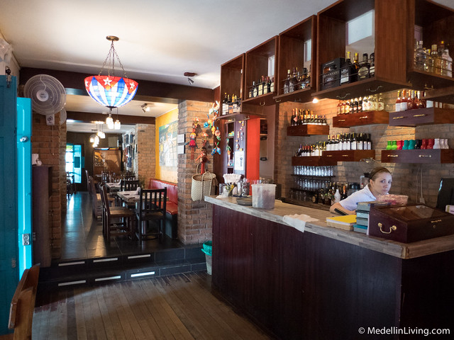 Interior view of Juana La Cubana