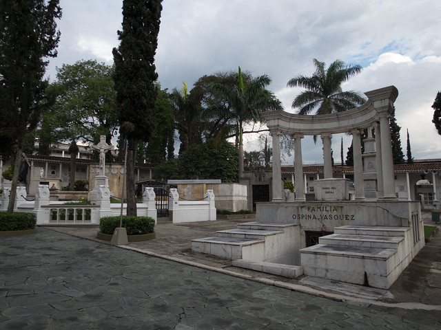 Graves Graves, including that of a former president of Colombia (right)