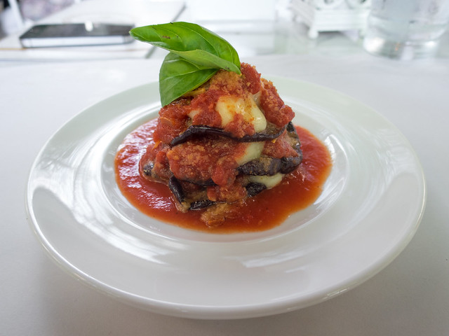 Lasagna with eggplant
