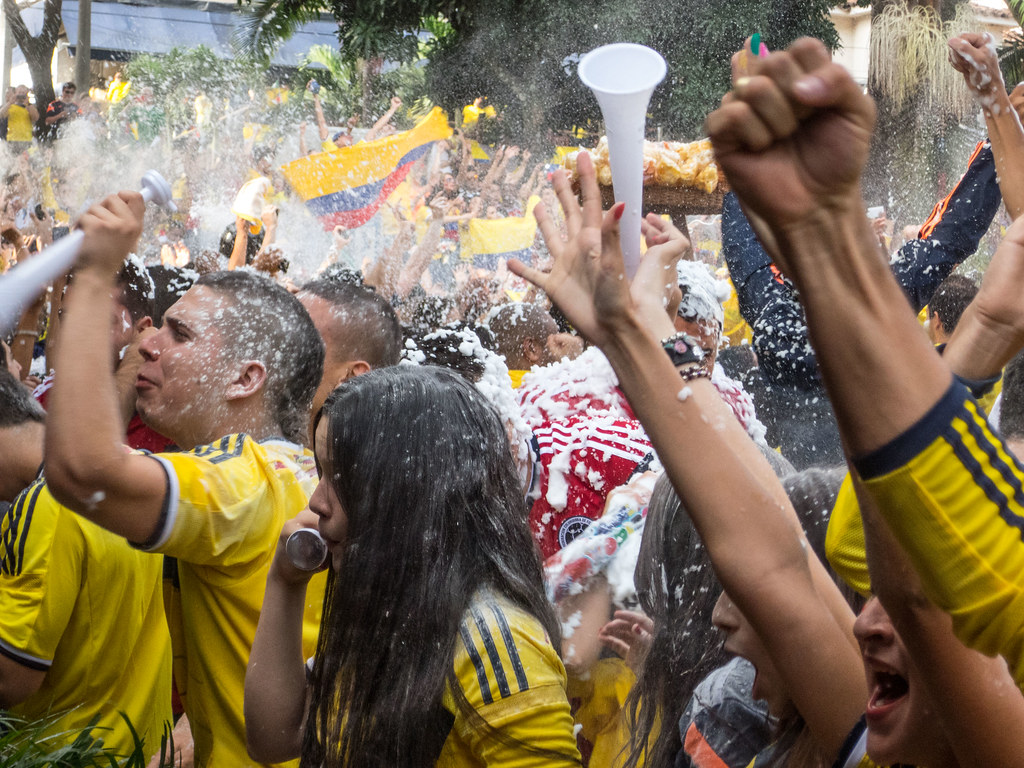 James Rodríguez scored both goals in Colombia's win