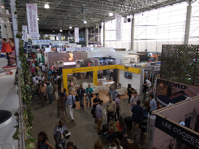 One of several exhibition halls
