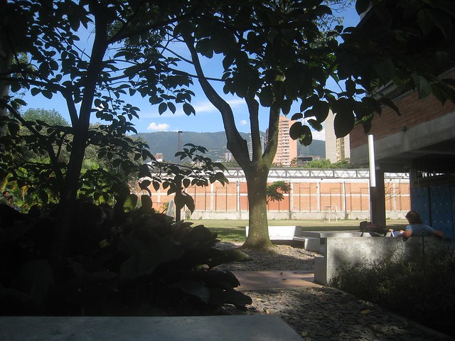 View toward the soccer field at EAFIT