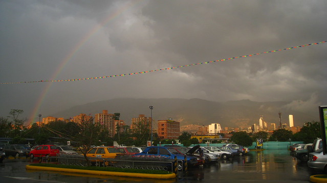 Rainbow Over Central Medellin Rainbow Over Central Medellin