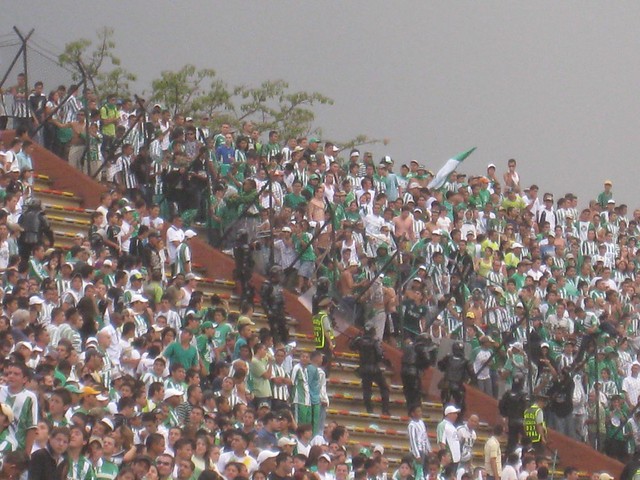 Police presence in the upper deck