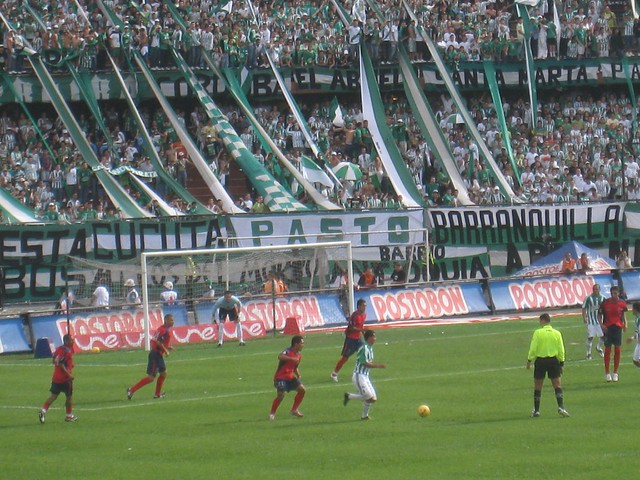 The action on the field