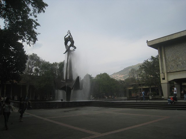 On campus at the University of Antioquia