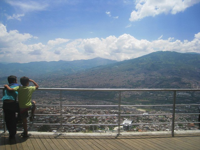 View of Medellin from Biblioteca Espana View of Medellin from Biblioteca Espana
