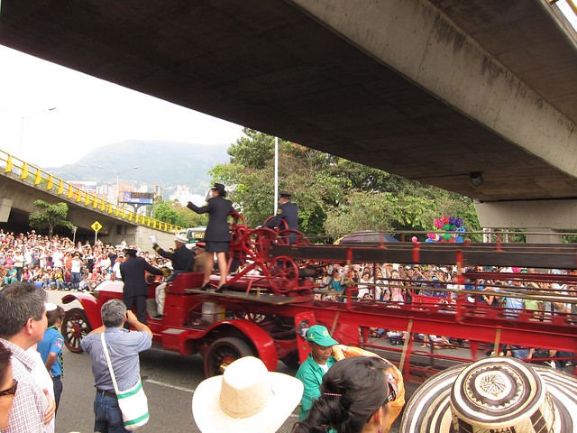 Real antique fire truck