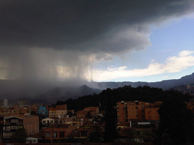 Thunderstorm in Medellin