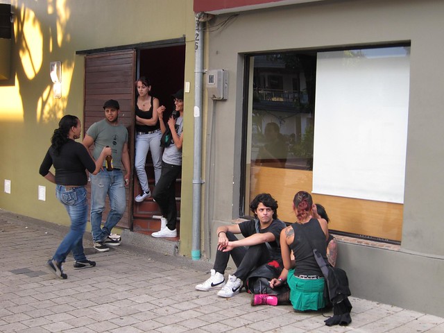 The nondescript entrance to Libido.