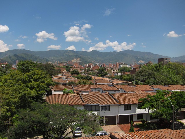 The rooftop features beautiful 360-degree views of Medellin and the mountains. The rooftop features beautiful 360-degree views of Medellin and the mountains.