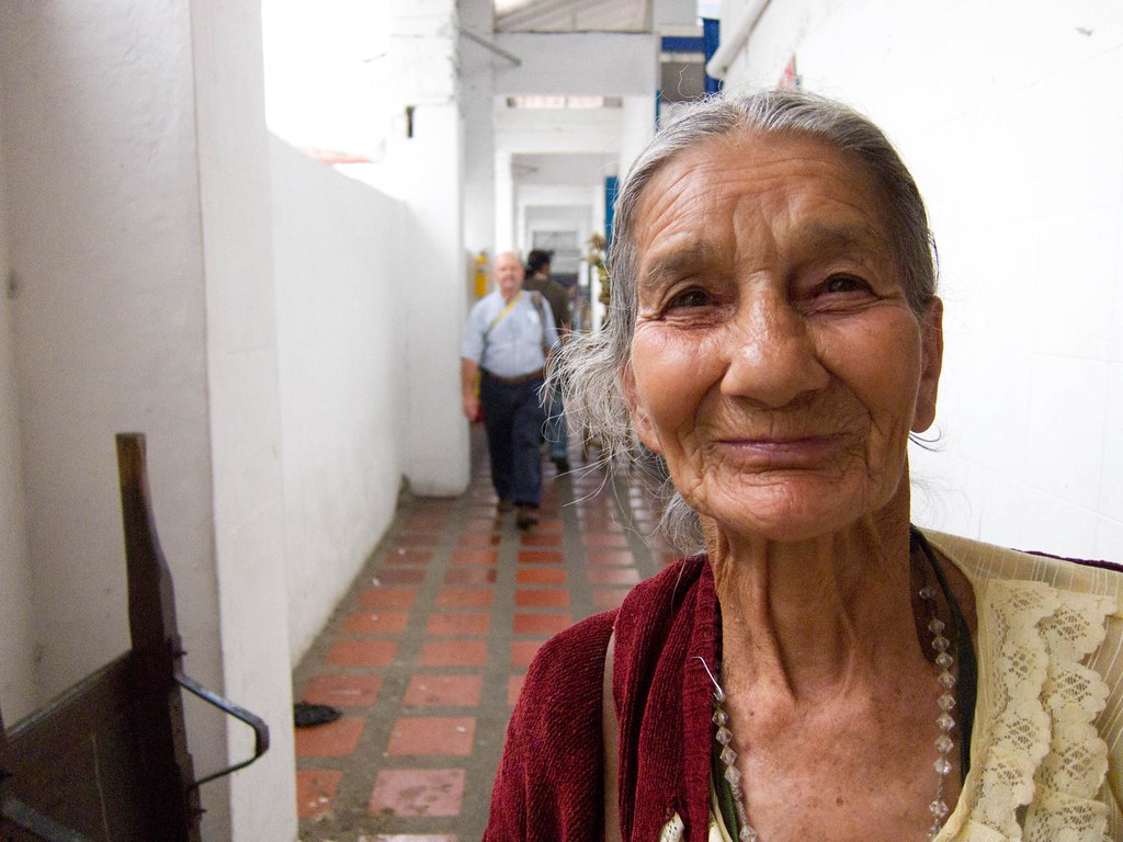 Woman in an Envigado market