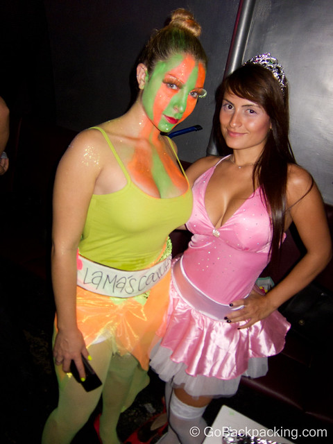 These ladies were eager to celebrate Halloween a few days early.